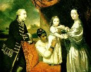 Sir Joshua Reynolds george clive with his family and an indian maidservant Germany oil painting artist